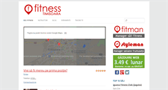 Desktop Screenshot of fitnesstimisoara.ro